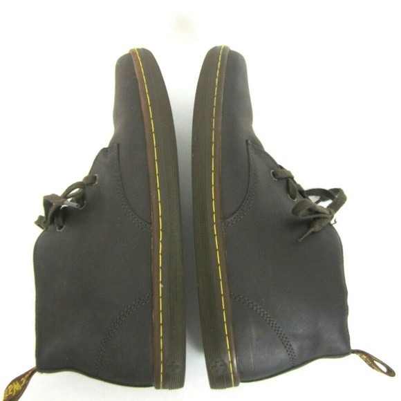 DR. MARTENS BROWN LEATHER CHUKKA BOOTS main image 4